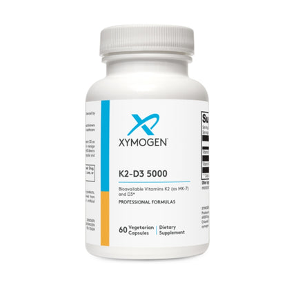 美國XYMOGEN 維他命K2 - D3 5000，90 粒素食膠囊