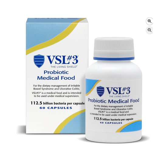 美國VSL#3 1125億8種高效活性益生菌舒暢配方 60顆膠囊 止腸易激  有助改善IBS IBD及其他嚴重腸病