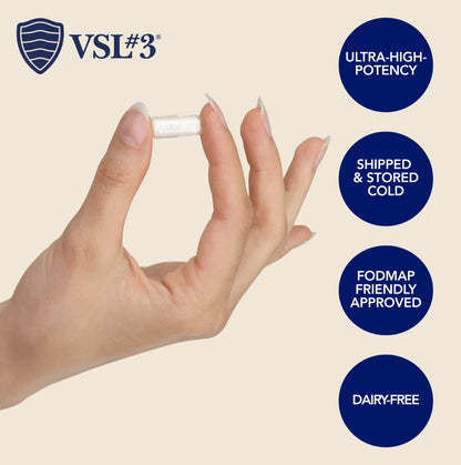 美國VSL#3 1125億8種高效活性益生菌舒暢配方 60顆膠囊 止腸易激  有助改善IBS IBD及其他嚴重腸病