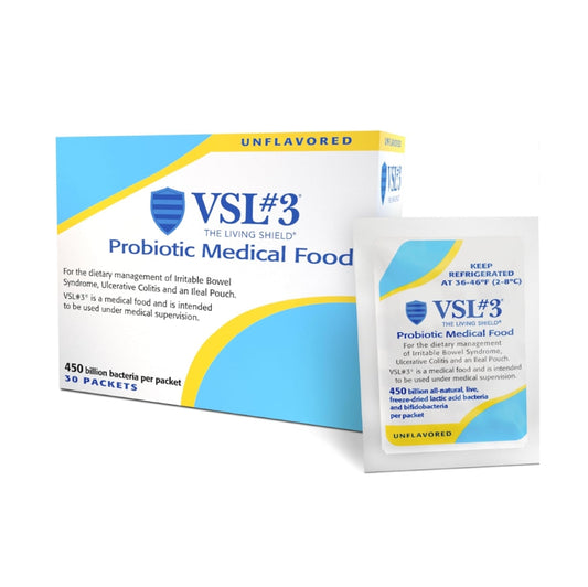 美國VSL#3 Probiotics 4500億醫用級8種高效活性益生菌(粉劑)癒腸配方 60包裝 止腸易激 有助改善IBS IBD及其他嚴重腸病