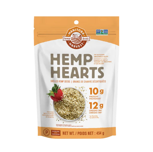 加拿大MANITOBA HARVEST Organic Hemp Hearts 天然火麻仁454克超級食物潤腸胃平衡血壓膽固醇