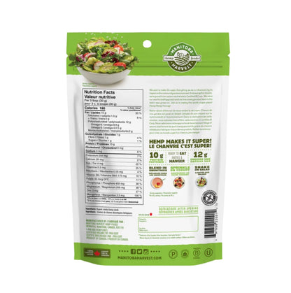 加拿大MANITOBA HARVEST Organic Hemp Hearts 有机火麻仁 340克 超级食物 润肠胃 平衡血压胆固醇
