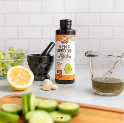 加拿大Manitoba Harvest Natural Hemp Seed Oil 355ml 天然火麻仁油355毫升冷壓萃取潤腸胃平衡血壓膽固醇
