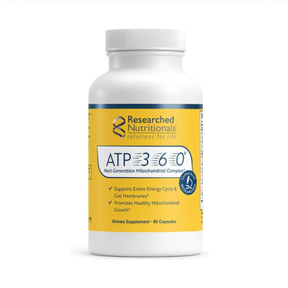 美國Researched Nutritionals 綫粒體能量支持 ATP 360，90粒膠囊
