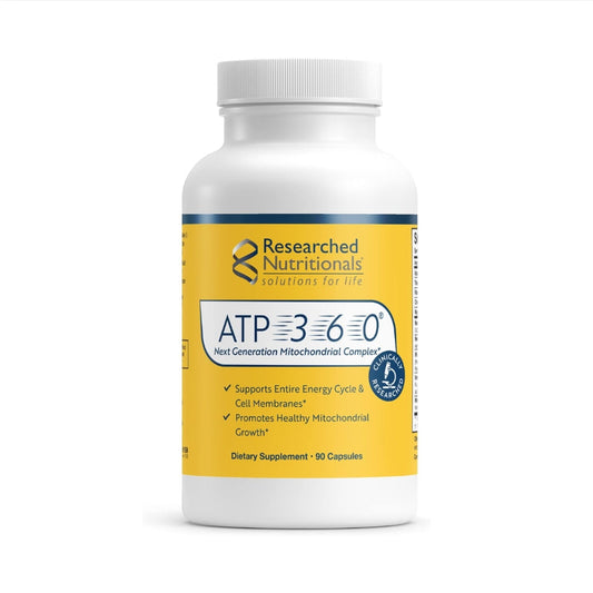 美國Researched Nutritionals 綫粒體能量支持 ATP 360，90粒膠囊