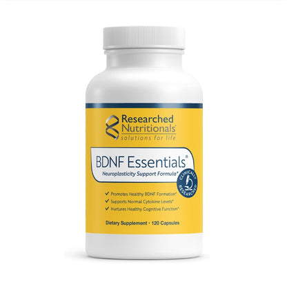 美國Researched Nutritionals 腦源性神經營養因子 BDNF Essentials，120粒膠囊
