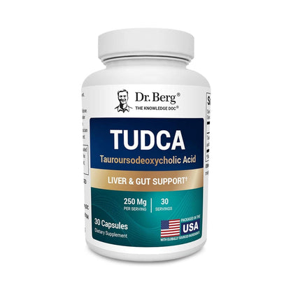 美國Dr. Berg 牛磺熊去氧膽酸 TUDCA 250 mg，30粒膠囊