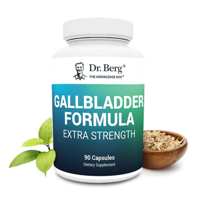 美國Dr. Berg 強效膽囊配方 牛膽汁消化酵素 Gallbladder Formula，90粒膠囊