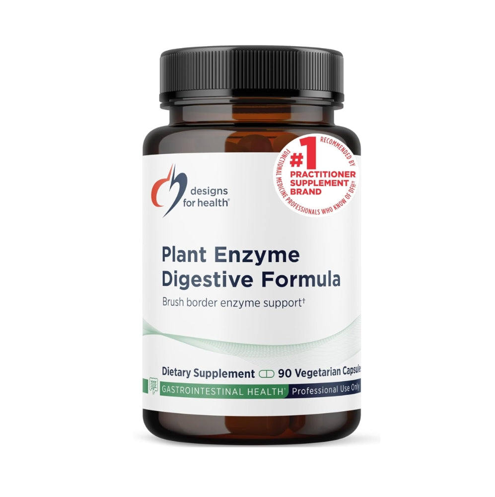 美國Designs for Health 植物源消化酵素 Plant Enzyme Digestive Formula，90粒 膠囊