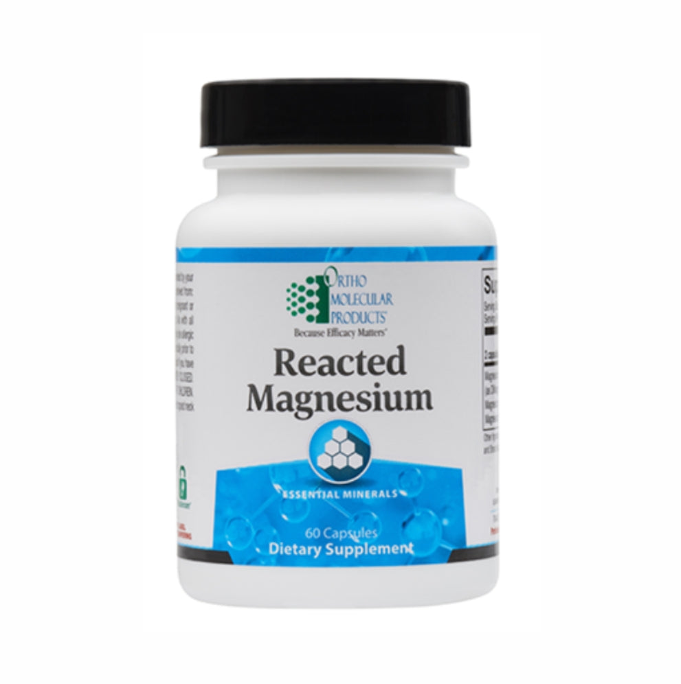 美國Ortho Molecular Product 三種鎂 Reacted Magnesium，60粒 膠囊