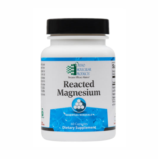美國Ortho Molecular Product 三種鎂 Reacted Magnesium，60粒 膠囊