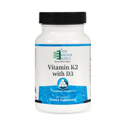 美國Ortho Molecular Product 維生素D3 5000IU + K2 ，60粒 膠囊