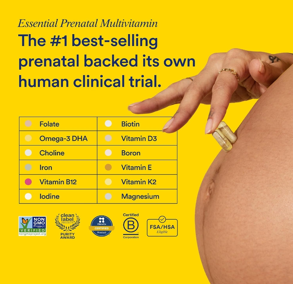 美國Ritual孕婦產前複合維生素 Women's Prenatal Multivitamins，60粒 膠囊