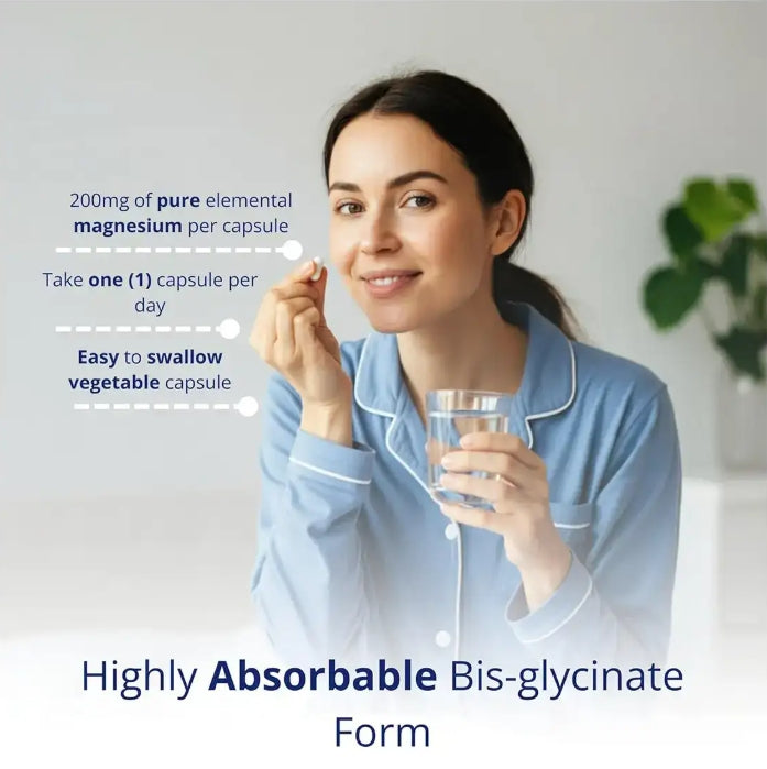 加拿大CanPrev 雙甘氨酸鎂 Magnesium Bis-Glycinate 200 Gentle，240粒 膠囊