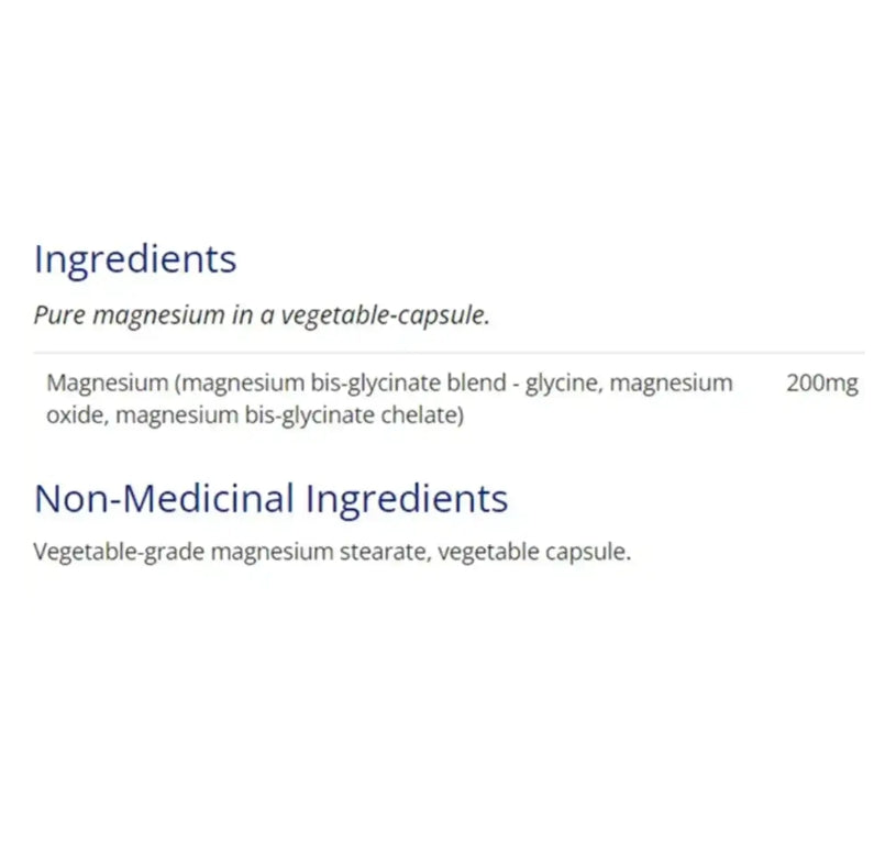 加拿大CanPrev 雙甘氨酸鎂 Magnesium Bis-Glycinate 200 Gentle，240粒 膠囊