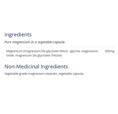 加拿大CanPrev 雙甘氨酸鎂 Magnesium Bis-Glycinate 200 Gentle，240粒 膠囊