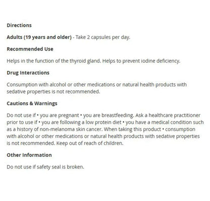 加拿大CanPrev 甲狀腺專業配方 Thyroid-Pro Formula，60粒 膠囊