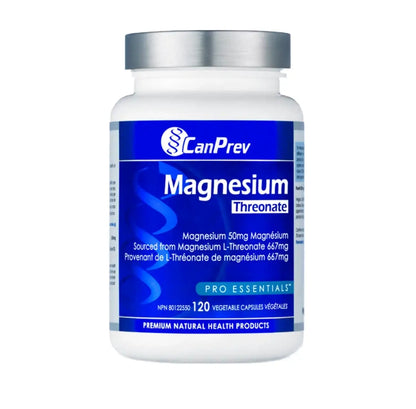 加拿大CanPrev 蘇糖酸鎂 Magnesium Threonate，120粒 膠囊