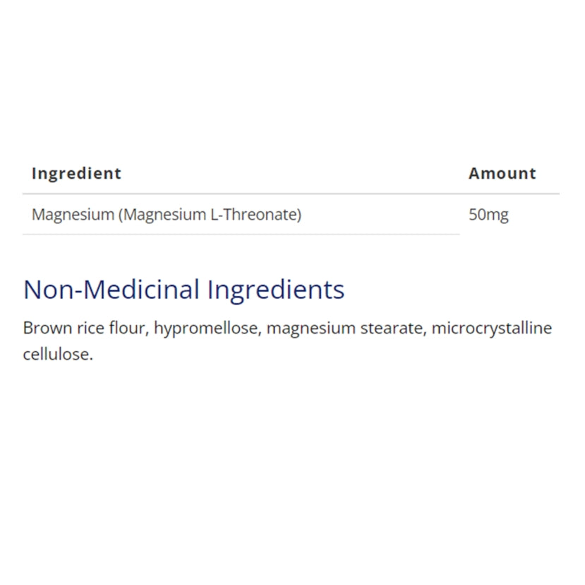 加拿大CanPrev 蘇糖酸鎂 Magnesium Threonate，120粒 膠囊