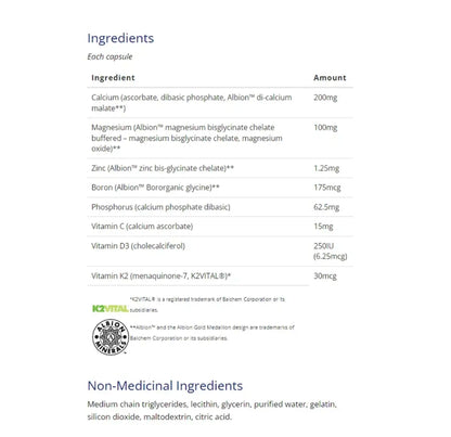 加拿大CanPrev 鈣鎂配方 Inno-Cal-Mag Advanced，120粒膠囊