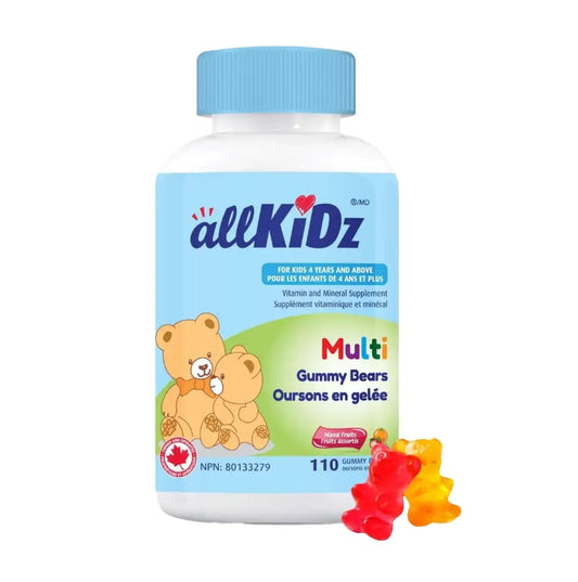加拿大直送allKiDz 兒童複合維生素軟糖 Multi Gummy Bears, 110粒