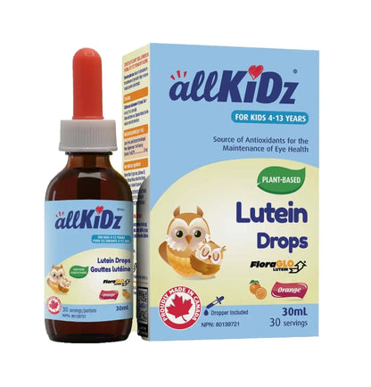 加拿大直送allKiDz 兒童葉黃素滴劑 Lutein Drops, FloraGLO, 5.5mg, 30ml