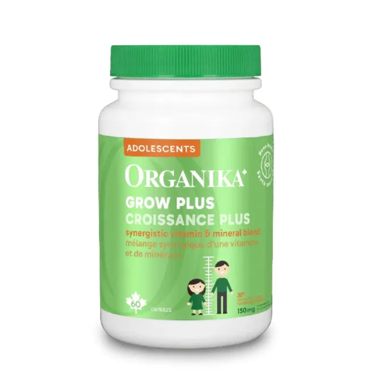 加拿大直送Organika 兒童生長增高膠囊 Kids Grow Plus, 60 Capsules