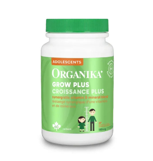 加拿大直送Organika 兒童生長增高膠囊 Kids Grow Plus, 60 Capsules