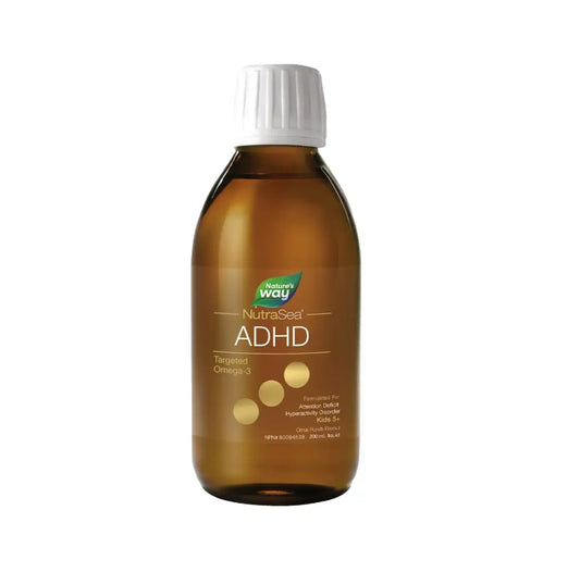 加拿大直送NutraSea 兒童專注力魚油 ADHD Targeted Omega-3 Citrus Punch 200mL