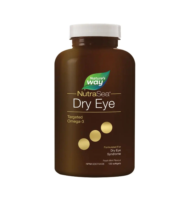 加拿大直送NutraSea 乾眼魚油 Dry Eye Targeted Omega-3 Fresh Mint 120 Softgels