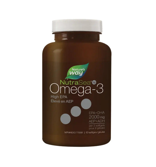 加拿大直送NutraSea 强化EPA魚油 HP Omega-3 Extra Strength EPA Fresh Mint 60 Softgels