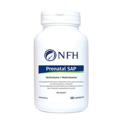 加拿大直送NFH 產前維生素 Prenatal SAP 180 Capsules Exp: 02/2028