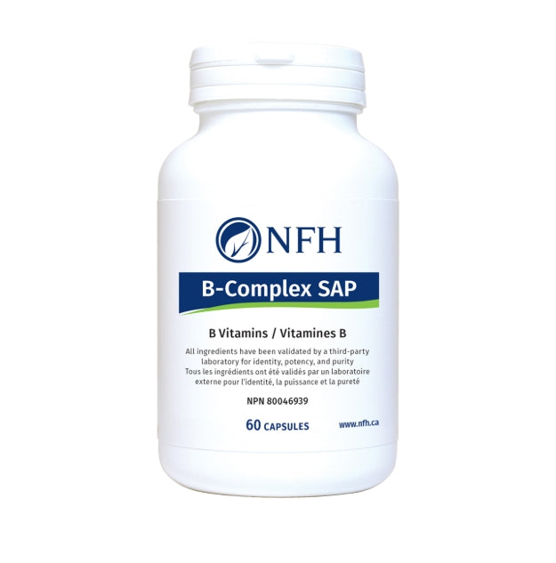 加拿大直送NFH 維生素B群 B-Complex SAP 60 Capsules Exp: 10/2028