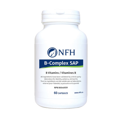 加拿大直送NFH 維生素B群 B-Complex SAP 60 Capsules Exp: 10/2028