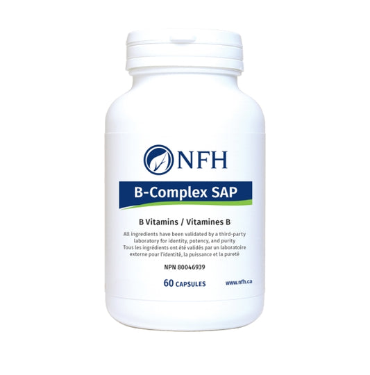 加拿大直送NFH 維生素B群 B-Complex SAP 60 Capsules Exp: 10/2028