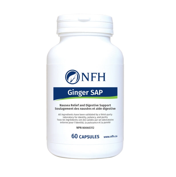 加拿大直送NFH 生薑提取 Ginger SAP (60 caps) 60 Capsules Exp: 12/2027