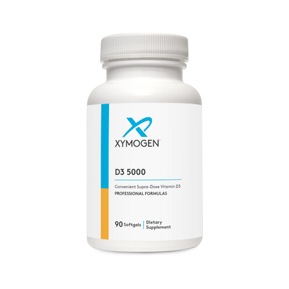 美國XYMOGEN  維生素D3 5,000，90 粒軟膠囊