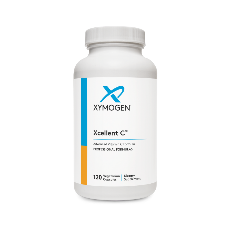 美國XYMOGEN - 高效維生素 C + 黑胡椒  Xcellent C，120 粒膠囊