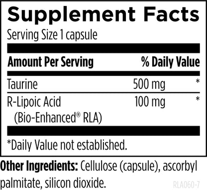 美國Designs for Health 穩定型R-硫辛酸 Stabilized R-Lipoic Acid Supreme，60粒膠囊