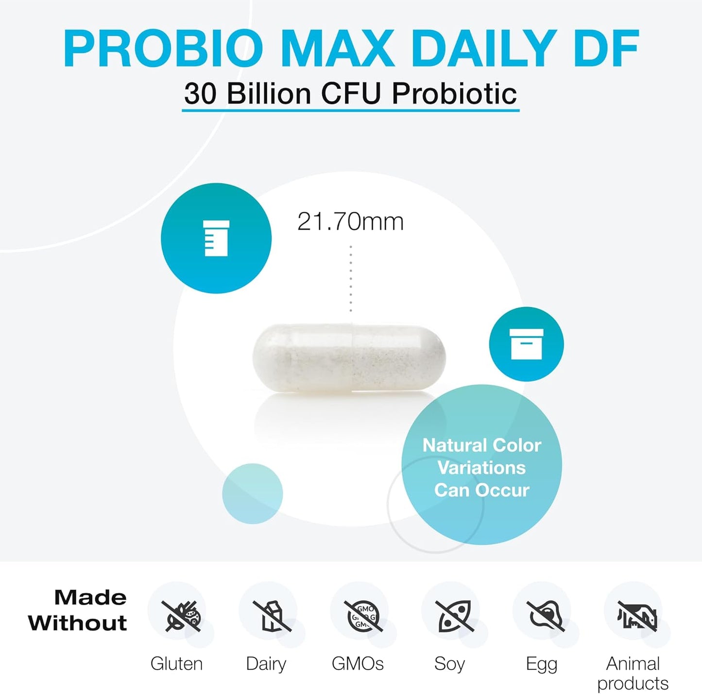 美國XYMOGEN 300億CFU益生菌 微生態平衡 ProbioMax Daily 30B，30 粒膠囊