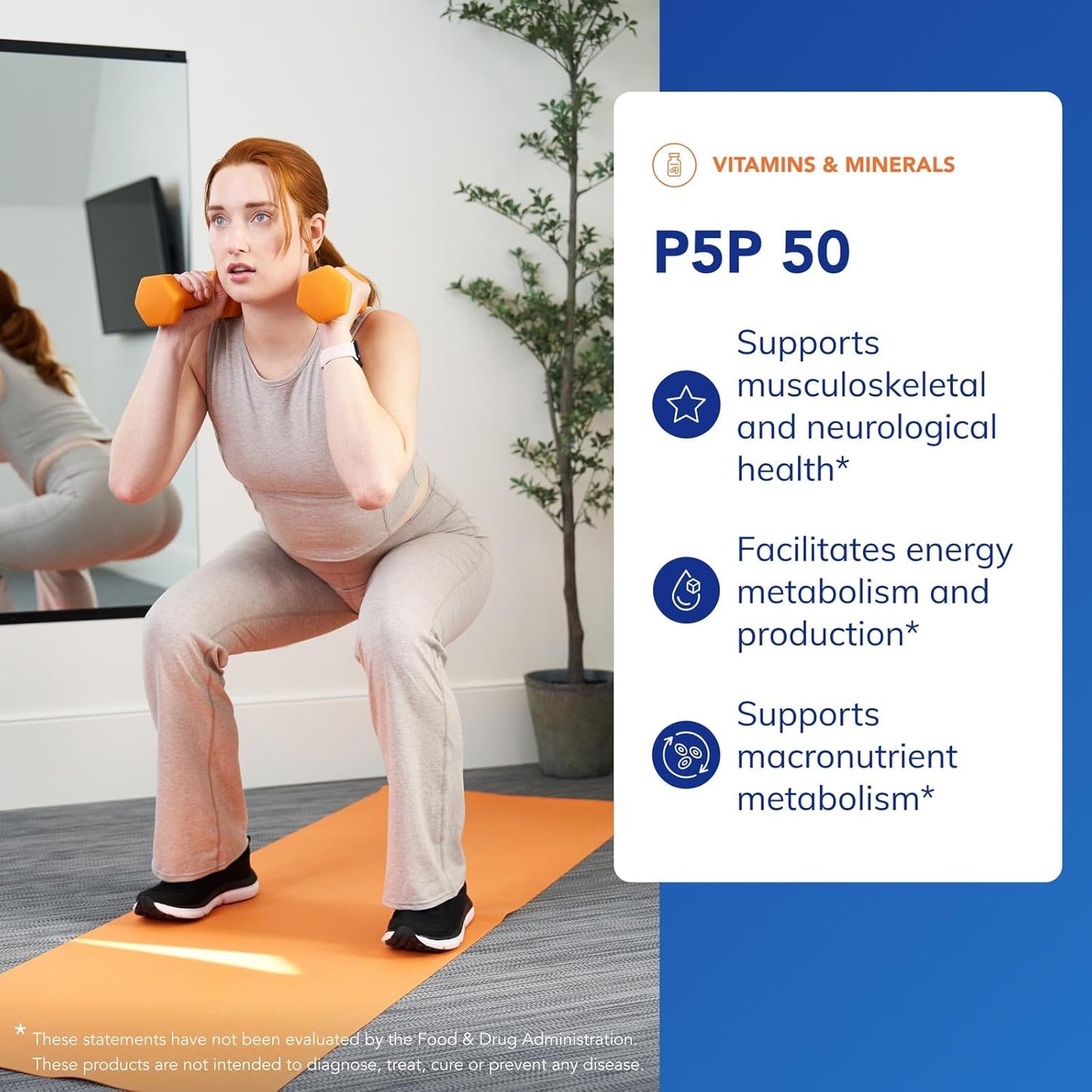 美國Pure Encapsulations  活性維他命B6 P5P 50，60粒 膠囊