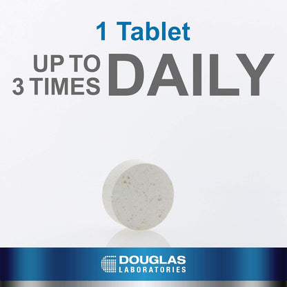 美國Douglas Laboratories 麩質乳製品消化酵素 Gluten-Dairy Ultra Enzyme 60片 咀嚼片