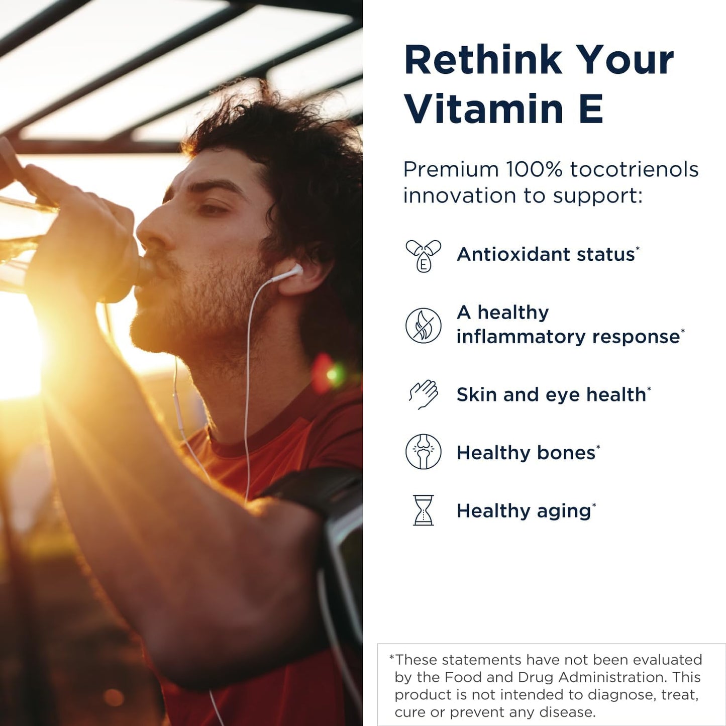 美國Designs for Health  維他命E 生育三烯酚  Annatto-E® 150，60粒膠囊