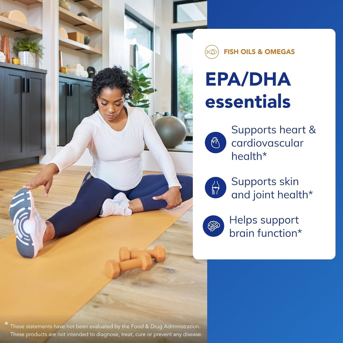 美國Pure Encapsulations 魚油 EPA/DHA Essentials 1000mg，180粒 膠囊