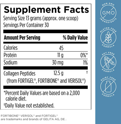 美國Designs for Health 全身膠原蛋白肽 Whole Body Collagen，13.8盎司/390 g