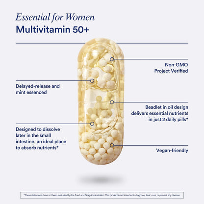 美國Ritual 50嵗+女士複合維生素 Women's 50+ Multivitamin，60粒 膠囊