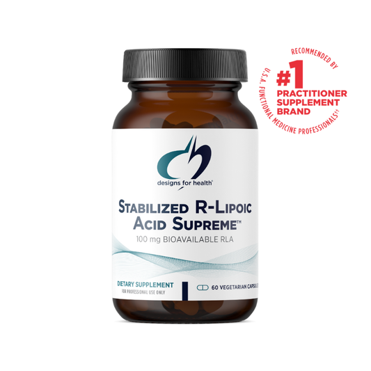 美國Designs for Health 穩定型R-硫辛酸 Stabilized R-Lipoic Acid Supreme，60粒膠囊