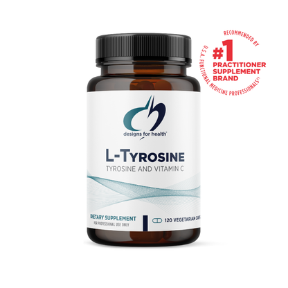 美國Designs for Health L-酪胺酸 L-Tyrosine，120 粒膠囊