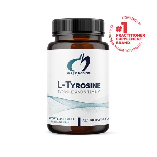 美國Designs for Health L-酪胺酸 L-Tyrosine，120 粒膠囊