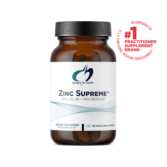 美國Designs for Health 至尊甘氨酸鋅  Zinc Supreme，90粒膠囊